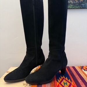 Aquatalia Waterproof Insulated Suede Boots Size 11 Black